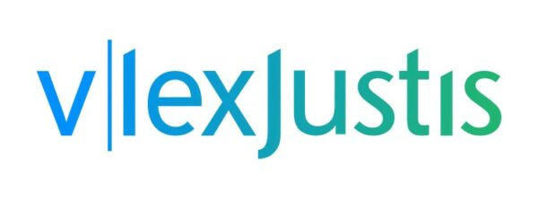 Image of VLex Justis logo in blue and turquoise