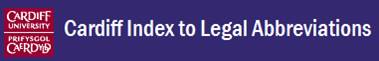 Cardiff Index to Legal Abbreviations Logo