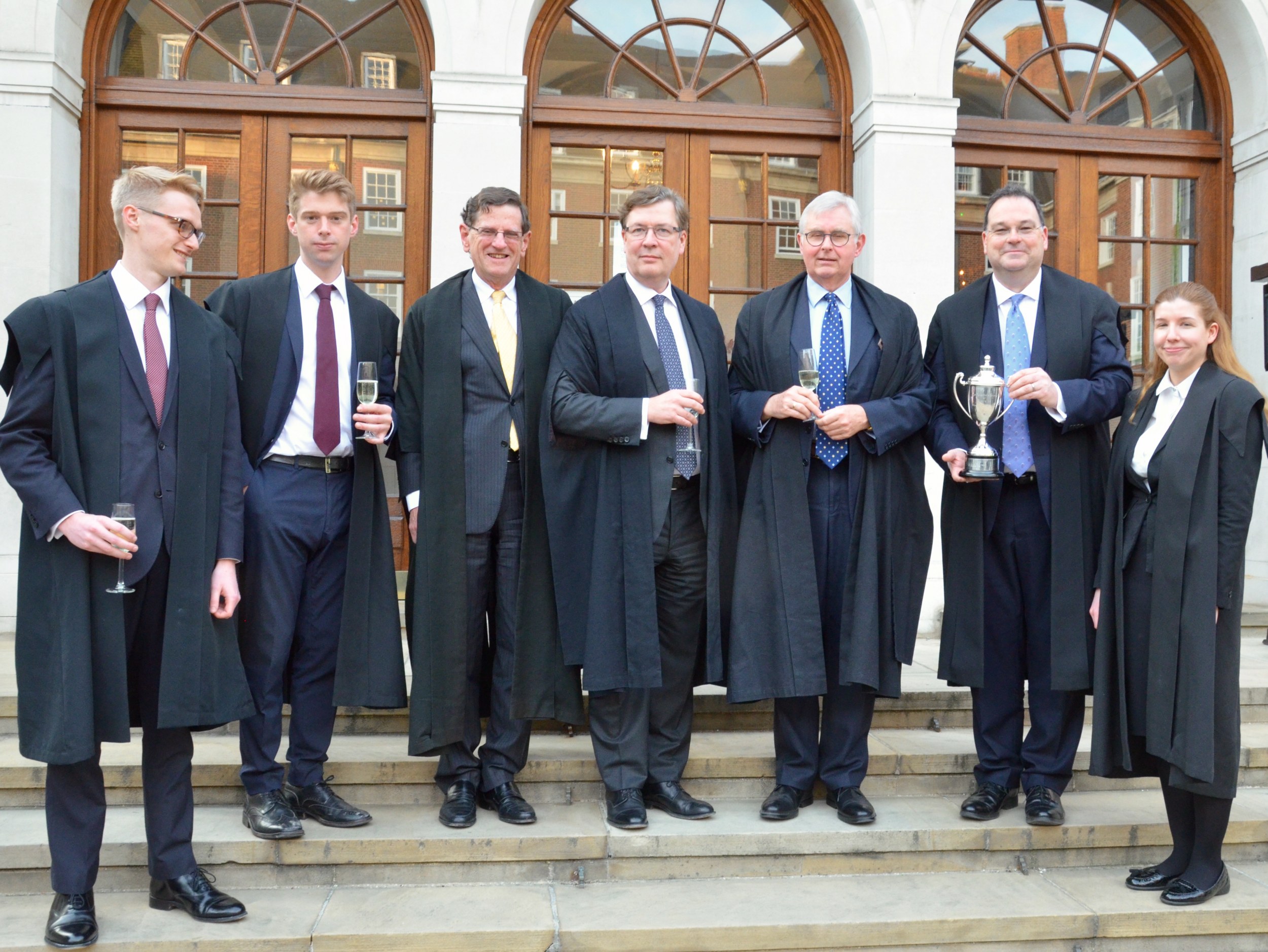 Competition final participants and moot judges