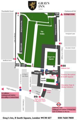 Map of the Inn