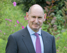 Portrait photo of Sir Terence Etherton in the gardens