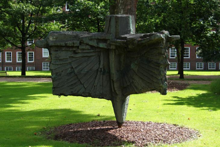 Photograph of The Bronze Angel Sculpture 